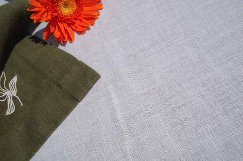Ice Grey Tablecloth - 138cm x 220cm